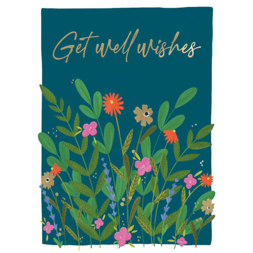 Picture of GET WELL WISHES CARD